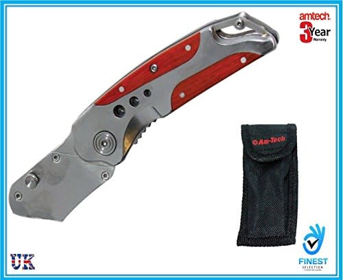 6” Lock Back Folding Tradesman Utility Knife Holder No Blades Included Style 4