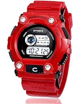 Jungen und mädchen Elektronische uhren,30m wasserdicht Digitaluhren Leuchtend Wecker Datum Outdoor Studentinnen...