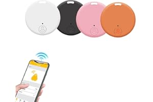 BESELOA Bluetooth Item Finder, 4 Pack Bluetooth Tracker Locator for Keys Pet Wallets or Backpacks and Tablets, Finder Anti-Lost Tag Compatible with Android and iOS