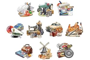 ‎IDEEN MIT HERZ Ideen mit Herz 3-D Motive, ausgestanzt, ca. 7-10 cm, 10 Stück im Beutel | Bilder zum Basteln & Dekorieren | Grußkarten selber machen | Bildmotive für Scrapbooking & DIY-Deko (Berufe)