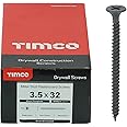TIMCO PH2 Philips Drywall Screws - 3.5 x 32 - Black - Box of 1000