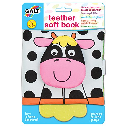 Galt Toys Teether Soft Book (Farm)