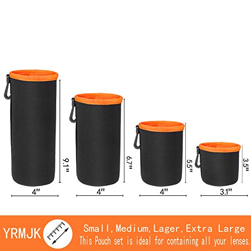 YRMJK 4 paquets l paisse cam ra DSLR avec le lacet et la pochette de la lentille la pochette du n opr ne protecteur pr par s pour la lentille de la cam ra pour les cam ras deCanon Nikon Sony Olympus S M L XL YRMJK 4 paquets l paisse cam ra DSLR avec le lacet et la pochette de la lentille la pochette du n opr ne protecteur pr par s pour la lentille de la cam ra pour les cam ras deCanon Nikon Sony Olympus S M L XL