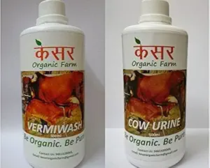 KESAR ORGANIC FARM Combo of Vermiwash and Desi Cow Urine Bio-pesticide and Nutrition for Plants