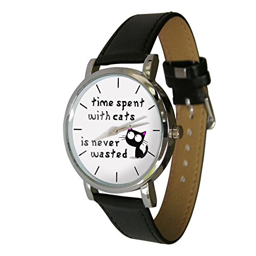 Time Spent with Cats Design Watch. Ideal Cat Gift Idea for Any Cat Lover