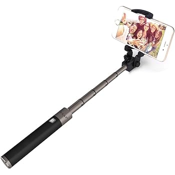 Zaap Nustar5 Aluminium(3Rd Generation) Bluetooth In-Built Remote Shutter Monopod Selfie Stick Compatible For All Smartphone (Black, Large)