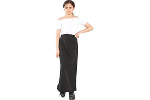 L S U Girls School Maxi Skirts Long Ankle Length Girls Long Skirt Half Elasticated Waist