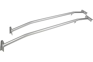 mb-m® 906360 Lot de 2 cintres pour bâche de remorque, en aluminium, réglables de 1000 à 1450 mm