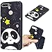 Produktbild Everainy Huawei Honor 7A/Y6 2018 Hülle Silikon Gummi mit Prägen Muster Ultra Slim Cover Hüllen für Huawei Honor 7A/Y6 2018 Handyhülle Stoßfest TPU Gel Stoßstange Schutzhülle (Panda)