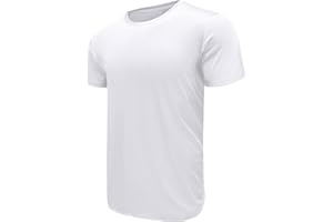 Boyzn 1 or 3 Pack T Shirts for Men, Moisture Wicking Dry-Fit Fitness Sport Shirts, Athletic Running Gym Workout Short Sleeve Tee Shirts for Men
