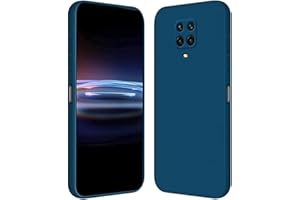 RankOne Funda para Redmi Note 9S / Note 9 Pro (6.67" Inches) Carcasa de Silicona de TPU Suave - Azul Zafiro