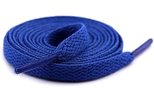 HQ-CLOUD Lacets Chaussures de Sport Plats et Larges 120 x 0.8 cm - Couleur Au choix