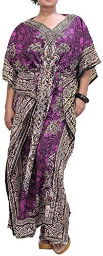 Loire Couture Women's Printed Casual Dress One Size Purple