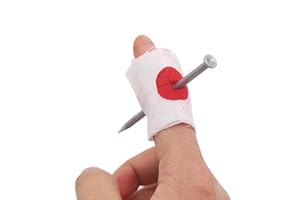 FUNNYMAN JOKES Nail Through Finger With Bandage - Practical Jokes Childrens Kids Party Tricks
