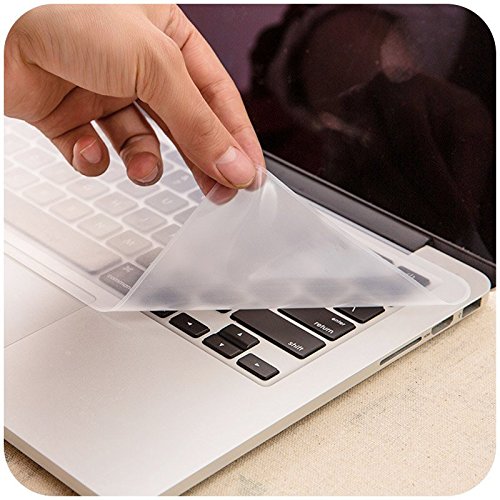 EQLEF® 2 Stück Soft-Touch Silikon-Tastatur-Cover & Display Schutz für MacBook Pro 15-Zoll - 3