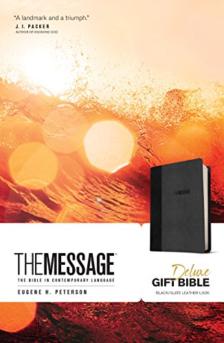 Télécharger The Message: The Bible in Contemporary Language, Black/Slate, Leather-Look livre En ligne