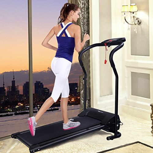Profi Elektrisches Laufband Heimtrainer Runner Fitnessgerät Hometrainer Lauftraining mit LCD-Display - 3
