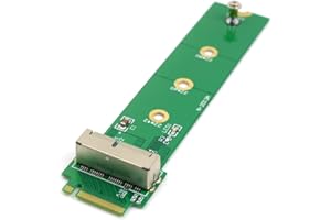 NFHK PCI Express PCI-E 4X M.2 NGFF M-Key to 2013 2014 2015 Apple MacBook SSD Convert Card for A1493 A1502 A1465 A1466 Cable 50cm