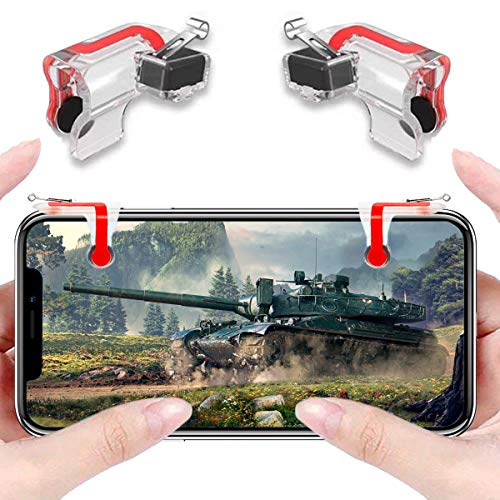 Preisvergleich Produktbild Cikuso fuer Pubg Mobiler Controller Mobiles Spiel Gaming Controller Intelligenter Handy-Controller-Ausloeser, Battle Royale Scharfschuetze Sensitive Zubehoer (Neue Version - 1 Paar)