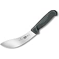 Victorinox Coltello Da Scuoiare Fibrox - Lama 15 Cm In Acciaio Inox, Manico Antiscivolo Nero, Prodotto In Svizzera