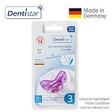 Dentistar® Silikon-Schnuller – Größe 3 ab 14 Monate – Nuckel zahnfreundlich & weich für Babys ab dem ersten Backenzahn | Standard - 3