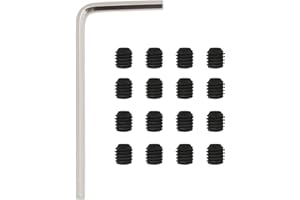 Create idea 16pcs Allen Screws M6 x 6mm Connecting Screws with Allen Key for Track Saw Long Cuts Rail Extension Suitable for 577039 Guide Rail Connector