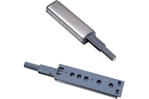 SPTwj - Juego de 10 bisagras de amortiguación del sistema «empujar para abrir» para el cajón de la puerta del mueble, equipo de cierre magnético para el cajón de la puerta del mueble