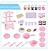 Produktbild Kinder Play House Set, mamum Kinder Kinder Küche Kochen Pretend Rolle spielen Spielzeug Herd Set Licht Sound Geschenk