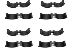 Changyeah Lot de 8 joints en silicone pour guidon de vélo vibrant - En alliage d'aluminium - Pour vélo de route, VTT, 31,8 à 25,4/22,2