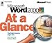Microsoft Word 2000 At a Glance by Jerry Joyce, Marianne Moon