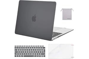 MOSISO Etui kompatybilne z MacBook Air 13" 2022 2021 2020 2019 2018 M1 A2337 A2179 A1932 Retina Touch ID, plastikowa twarda obudowa i osłona klawiatury oraz osłona ekranu i torba do przechowywania,