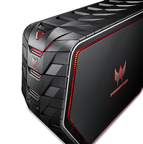 Acer Predator (G6-710) Desktop-PC (Intel Core i5-6600K, 8GB DDR4-RAM, 128GB SSD + 2TB HDD, Nvidia Geforce GTX 970, DVD, Win 10 Home, inkl. Predator Tastatur und Maus) schwarz - 12