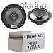 Produktbild Skoda Fabia 1 6Y Front - Lautsprecher Boxen Clarion SRG1723R - 16cm Koaxsystem Auto Einbauzubehör - Einbauset