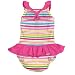 i play. Swim Nappy Swimsuit Ruffle (18-24 Months, Pink Multi-Stripe)