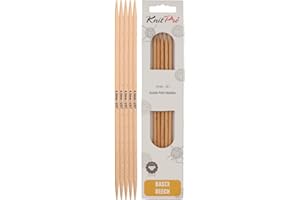 KnitPro - Set di Ferri per Lavorare a Maglia Basix, 4,50 mm, 20 cm, 5 Pezzi