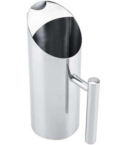 Carafe Eau Starnearby Pichet à Eau Inox, Carafe à Eau 1,5/2 L, Cruche A Eau Inox Avec Poignée, Moderne, Pour Boissons, Thé Glacé, Café Chaud Pour La Maison, Le Restaurant, Le Bar Carafe Eau Starnearby Pichet à Eau Inox, Carafe à Eau 1,5/2 L, Cruche A Eau Inox Avec Poignée, Moderne, Pour Boissons, Thé Glacé, Café Chaud Pour La Maison, Le Restaurant, Le Bar