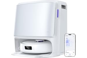 ‎NARWAL NARWAL Freo Z10 Saugroboter mit Wischfunktion, 15.000 Pa, 75°C heißes Wasser Mop Waschen, Auto-Trocknung Entleerung, Intelligente Hindernisvermeidung, Anti-Tangle-Bürsten Für Tierhaare