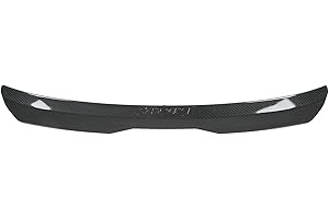 SRUM Spoiler per Tetto Posteriore Universale, Alettone per Tetto in ABS per Lunotto Posteriore Compatibile con Seat LEON Maxton MK1 Mk2 Mk3 MK4 MK5 MK6 MK7 Hatchback Fit Jazz(Stile in fibra di carbonio)
