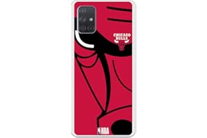 Personalaizer Funda Original Compatible con Samsung Galaxy A71 - NBA Chicago Bulls