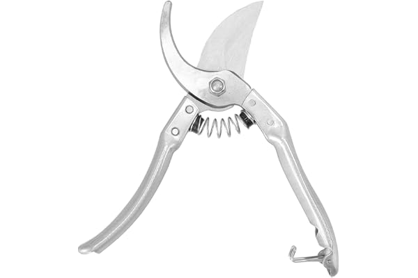 sabots de Chèvre, Cisailles ongles pour Moutons, Pince de Cisaillement Pig Trotter avec une Charge de Ressort Plus Forte Outil de Réparation de D'ongles D'orteils D'animaux(Argent)