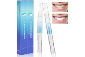 ACWOO Teeth Whitening Essence, 2 Stück Zahnaufhellung Stift, Sanftes Teeth Whitening Stift, Zahnaufhellung Gel, Bleaching Stift, Schmerzfreies Zahnbleaching, Effektiv Flecken Entfernen