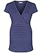 The Essential One - Maternity Nursing Pyjamas Stripe - Blue - Small - EOM154