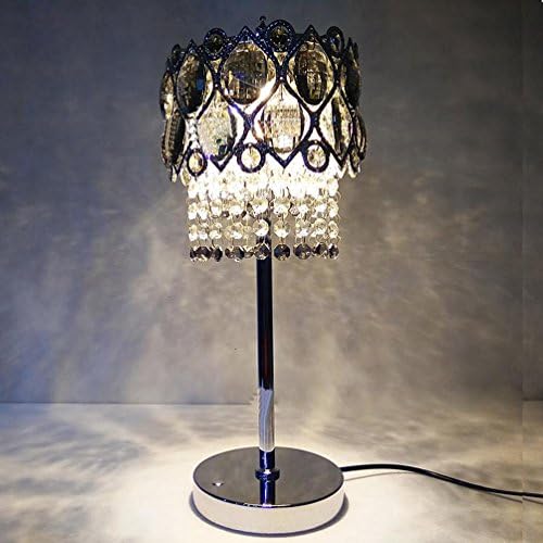ZH Bedside lamp table lamp luxury crystal lamp accessories , champagne gold crystal