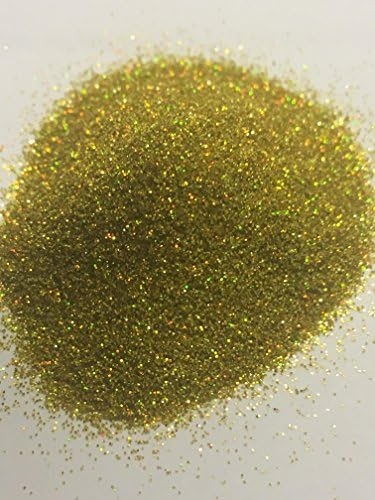 25G GLITTER - ULTRA FINE HIGH QUALITY DUST HOLOGRAPHIC IRIDESCENT NAIL ART FLORISTRY TATTOO (GOLD HOLOGRAPHIC)