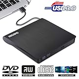 externes cd laufwerk für laptop test 【Anschlusstechnik】 - Arbeiten Sie mit einer USB 3.0-Hochgeschwindigkeitsschnittstelle, die eine schnellere Datenübertragungsgeschwindigkeit (bis zu maximal 5 Gbit / s) und eine stabile Leistung mit hoher Fehlertoleranz ermöglicht. Abwärtskompatibel mit USB 2.0 und USB 1.0.