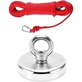 Valkyrie 50 Kg D48 Magnet Fishing 20M Halatlı Neodyum Pot Mıknatıs Seti