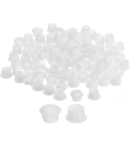 Sourcing Map Bouchon Plastique Obturateur Fin Capuchon 5mm Diamètre Tuyau Tube Tube Clair Insert 100pcs