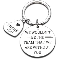 Portachiavi In Acciaio Inox Con Incisione 'We Wouldn't Be The Team That We Are Without You' – Regalo Ringraziamento Per Colleghi, Allenatori, Volontari