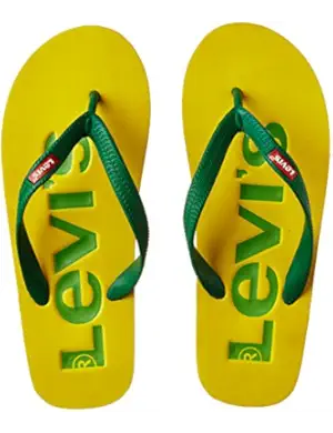 levi's men's flip flops thong sandals