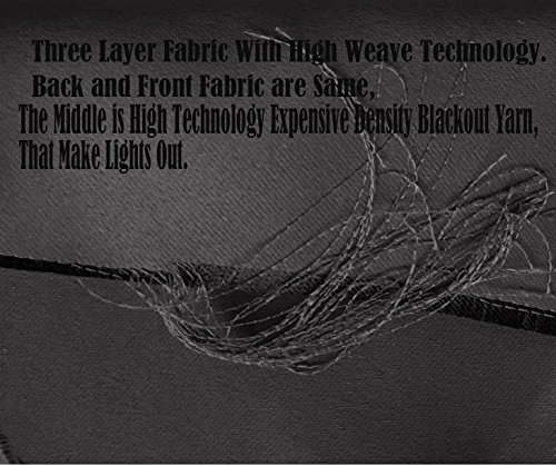 OnlyYou Blackout Curtain 2 Piece 168 x 137 cm - Dark Grey